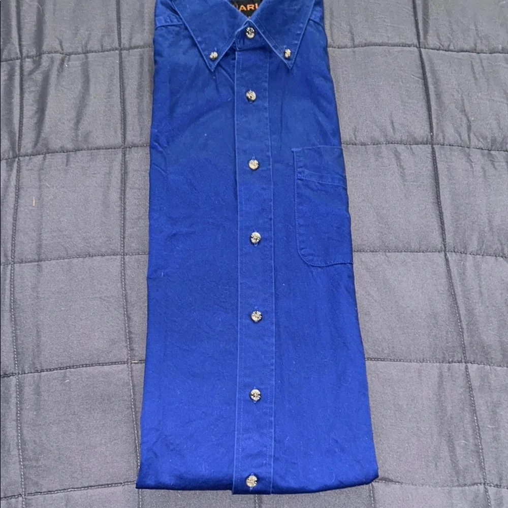 Ariat Men's Blue Longsleeve - Picture 3 of 8